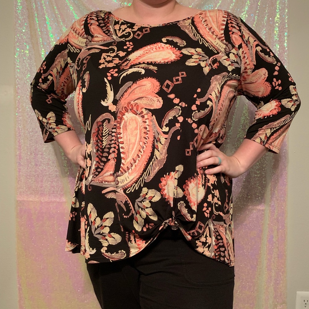 Gorgeous Floral Print Blouse